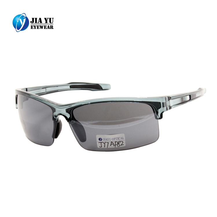 High Quality Cycling Outdo Transparent Frame Clear Sports Sunglasses